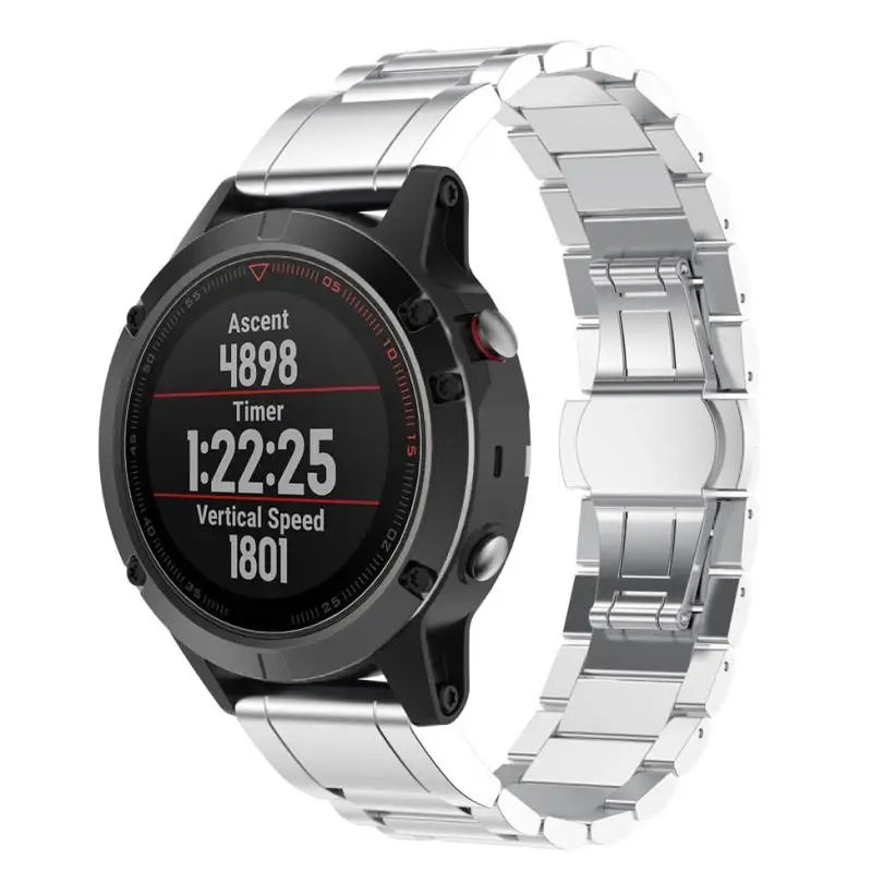 Браслет быстросъемный из нержавеющей стали для GPS-часов Garmin Forerunner 2017 935 |