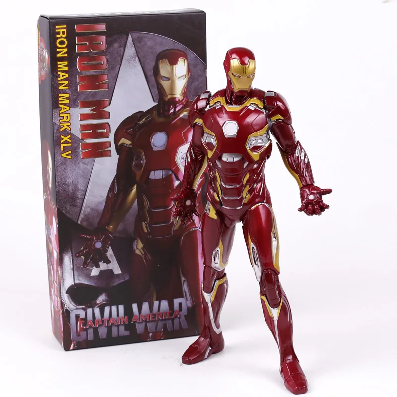 

Crazy Toys Iron Man MARK XLV MK 45 PVC Painted Figure Collectible Model Toy