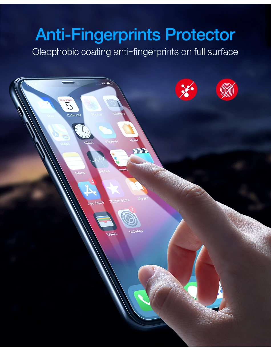 KISSCASE закаленное стекло для iPhone XS Max 3D Защита экрана для iPhone XR X 6 6s 7 8 Plus 5S SE 4S ультратонкая прозрачная стеклянная пленка