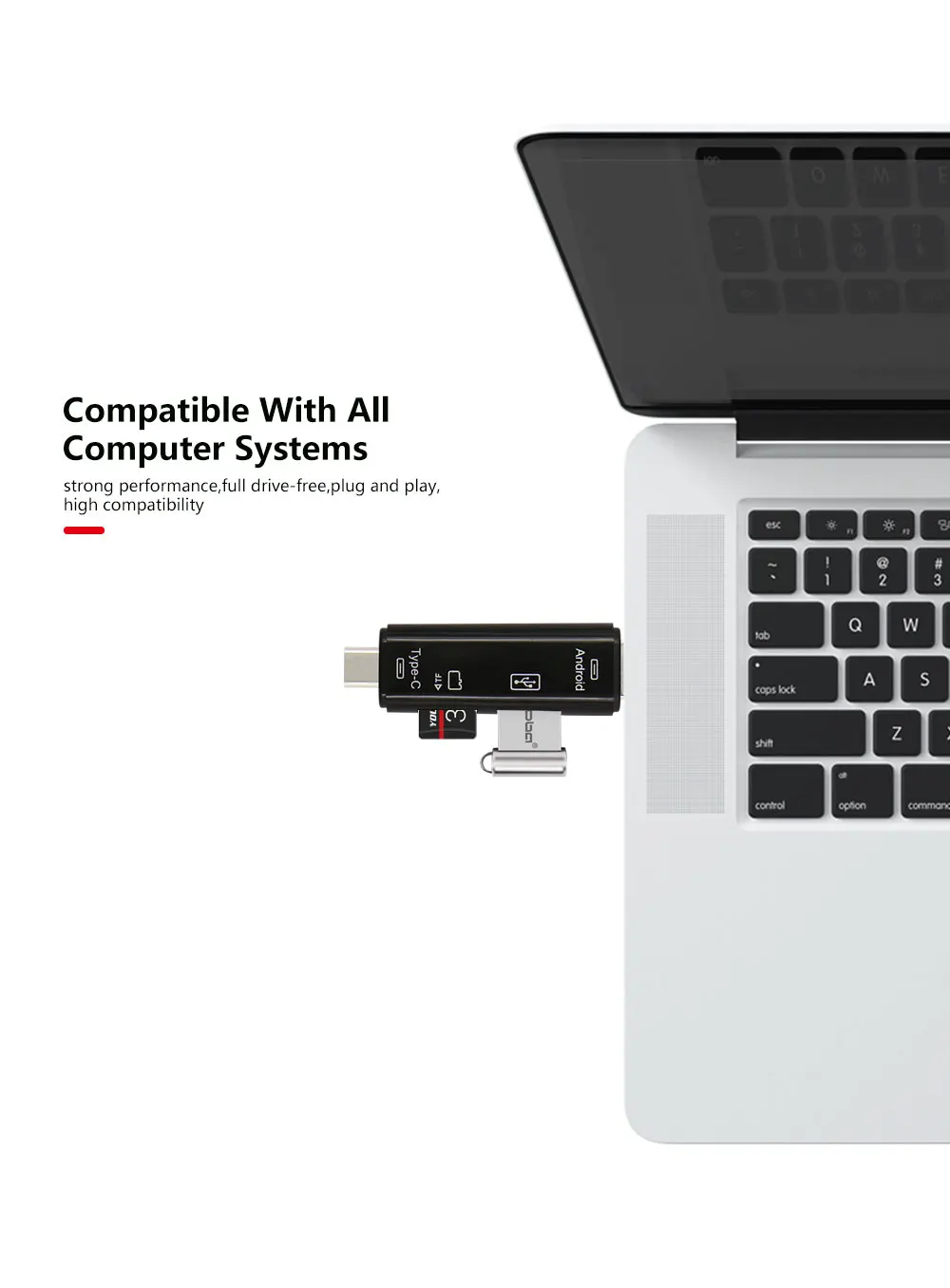 3 в 1 type-C кардридер USB 3,0 Micro USB флэш-накопитель адаптер разъем высокоскоростной micro sd кард-ридер