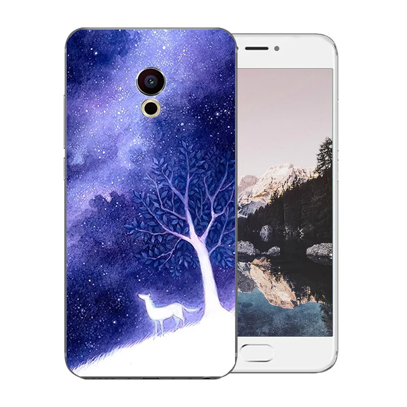 5 2 дюйма для Meizu Pro 6/MX6 Ультра тонкая мягкая защита задней крышки 6s силиконовый