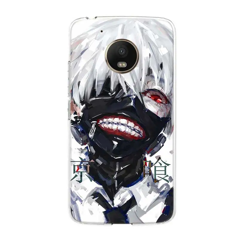 Силиконовый чехол-накладка с корпусом корпуса японского Аниме Tokyo Ghoul для Motorola MOTO