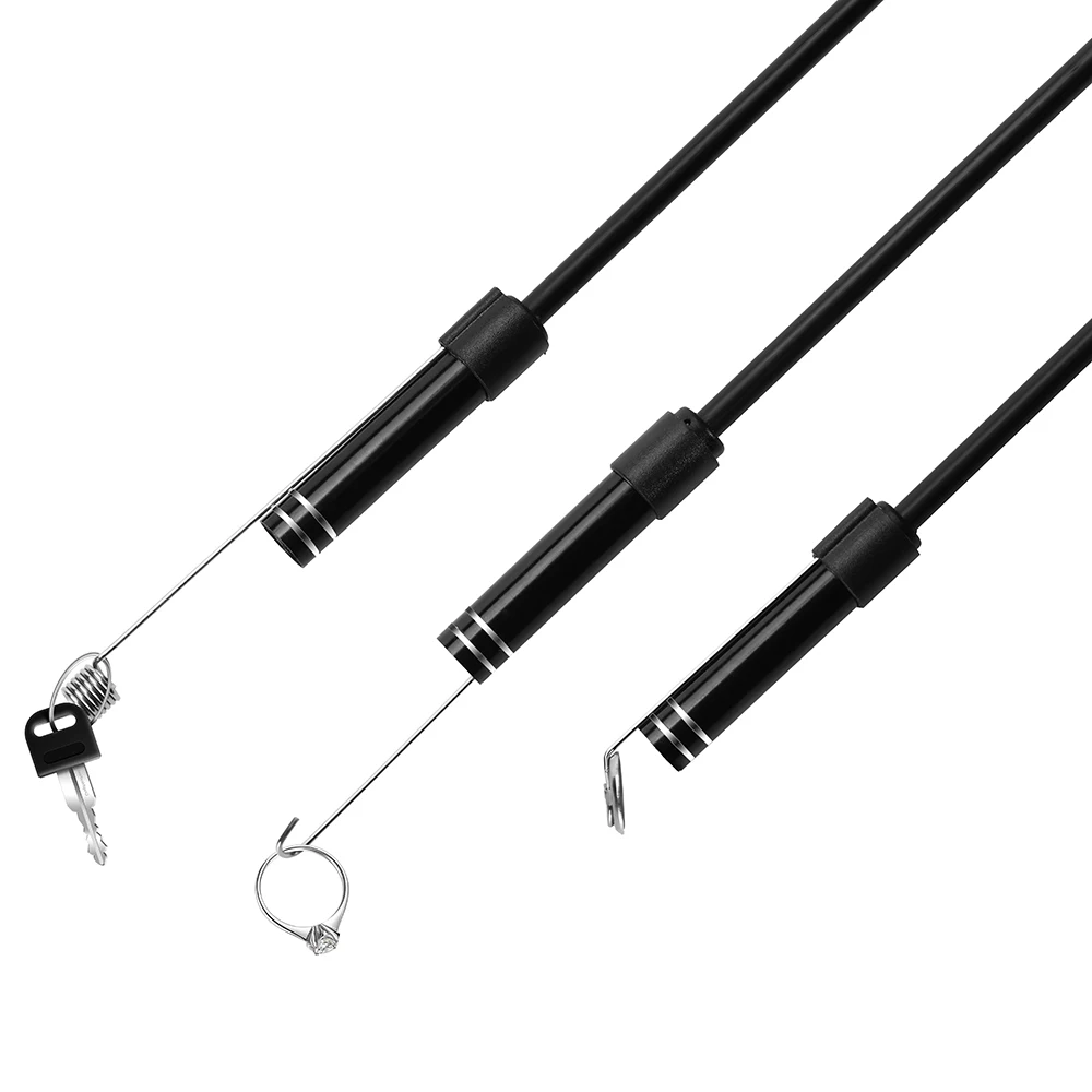 Камера-Эндоскоп HD 7 мм Type-c Android Usb гибкая камера-бороскоп со змеиным узором для