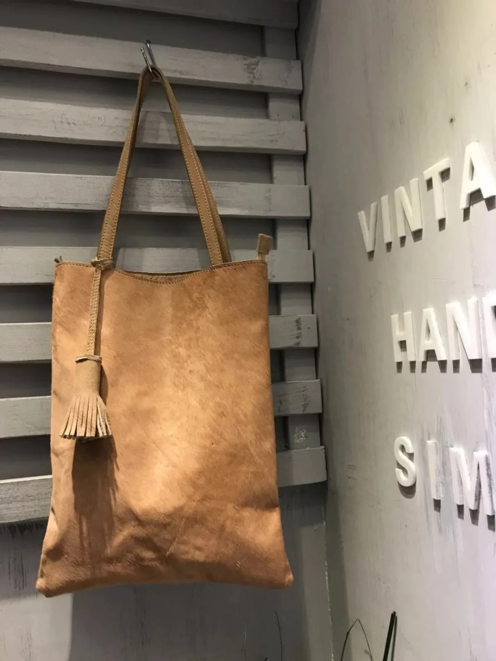 Модная женская сумка через плечо Vendange из коровьей кожи с изображением конского