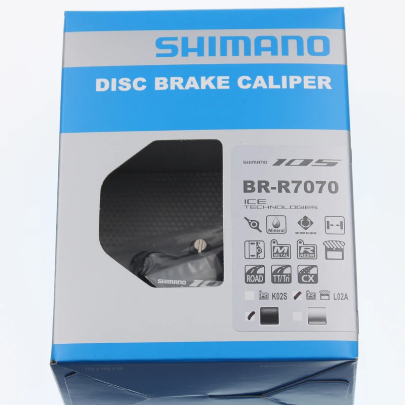 SHIMANO 105 дисковый тормоз BR R7070 Гидравлический плоское крепление суппорт для