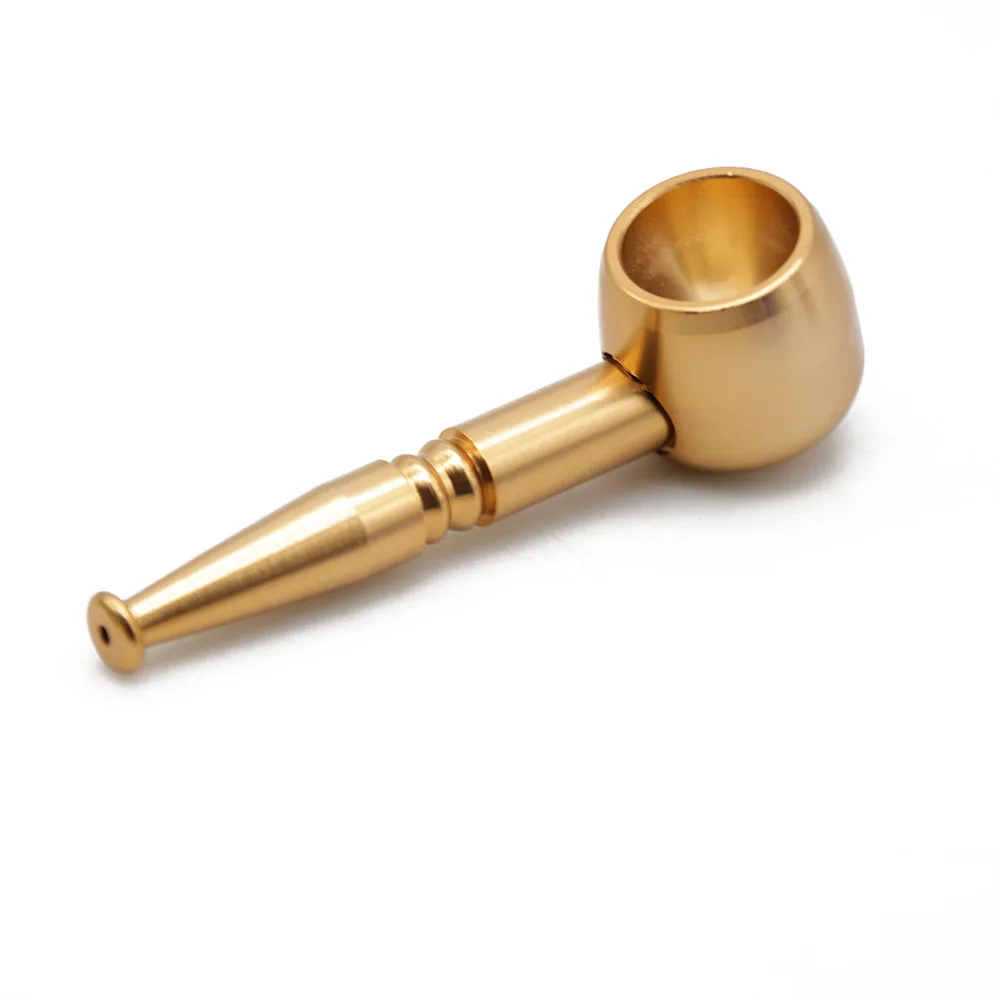 1 шт. EKJ Милая большая дымовая чаша металлическая алюминиевая курительная трубка