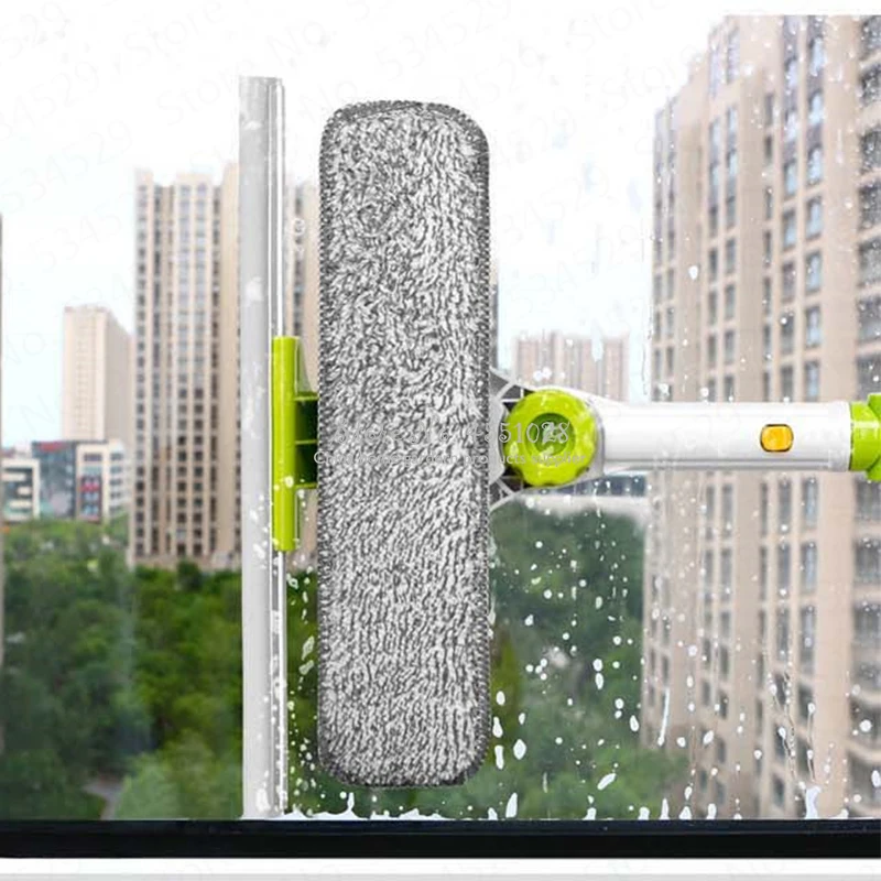 2018 дешевая телескопическая щетка для чистки высоких окон модернизированная