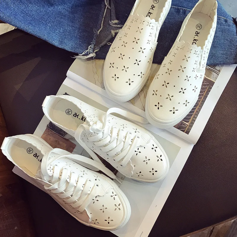 Дышащие кроссовки для скейтборда Спортивная сетчатая женская обувь на плоской