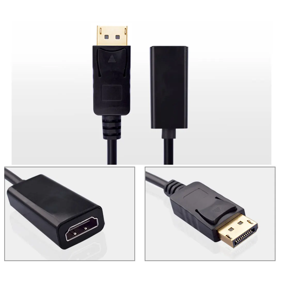 Переходник штырь гнездо с DP на HDMI совместимый кабель дисплеем и портом 1080P
