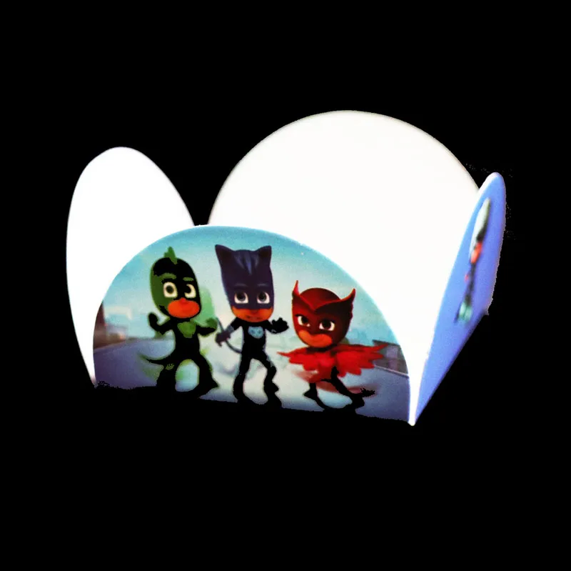 PJ Masks Чехол для шоколада с изображением Человека-паука, вечерние украшения с изображением Человека-паука, украшения для торта, шоколадные коробки - Цвет: PJ Masks