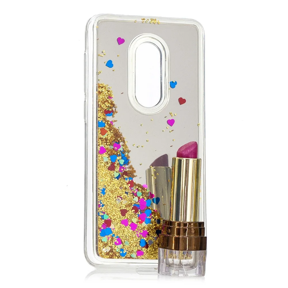 HYAIZLZ Case for Alcatel 3 5052 1X 5059 3V 5099 Back Cover Quicksand Liquid Mirror 5 5086D 3X 5058I |