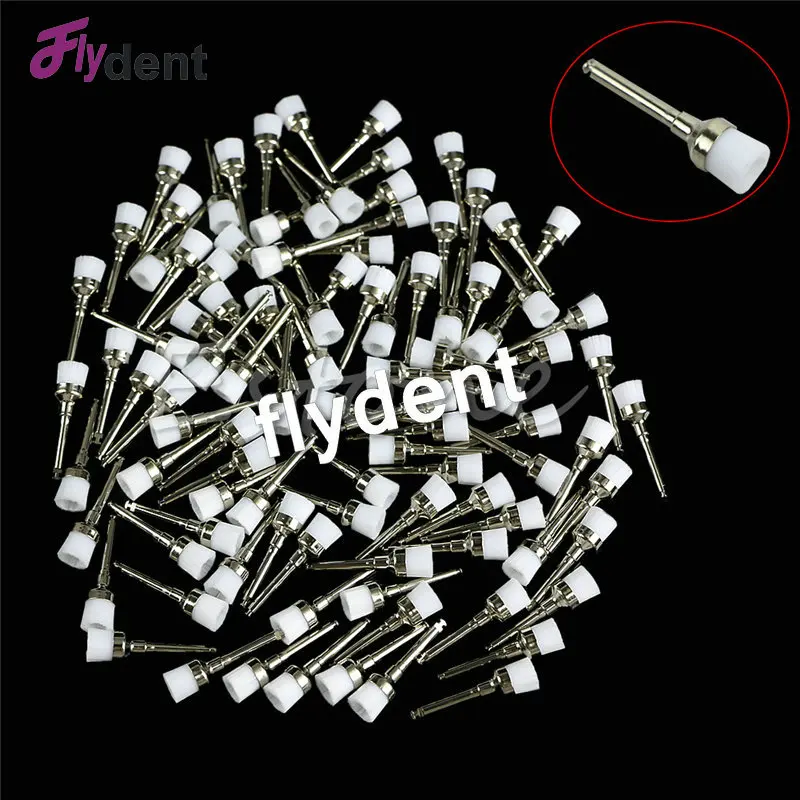 100 шт. Стоматологический материал чаши Форма щетка зубная профилактическая новая