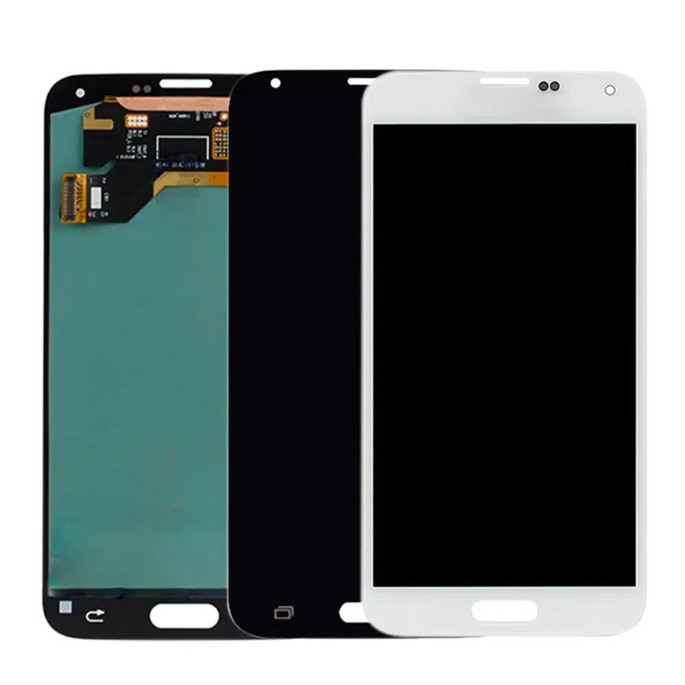 AMOLED G900F ЖК дисплей для SAMSUNG Galaxy S5 G900M G900A G900T G900FD сенсорный экран протестирован
