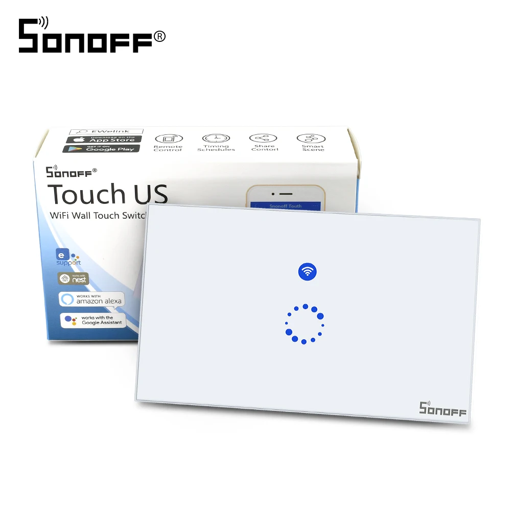 Itead Sonoff сенсорный настенный беспроводной для умный дом автоматизация DIY