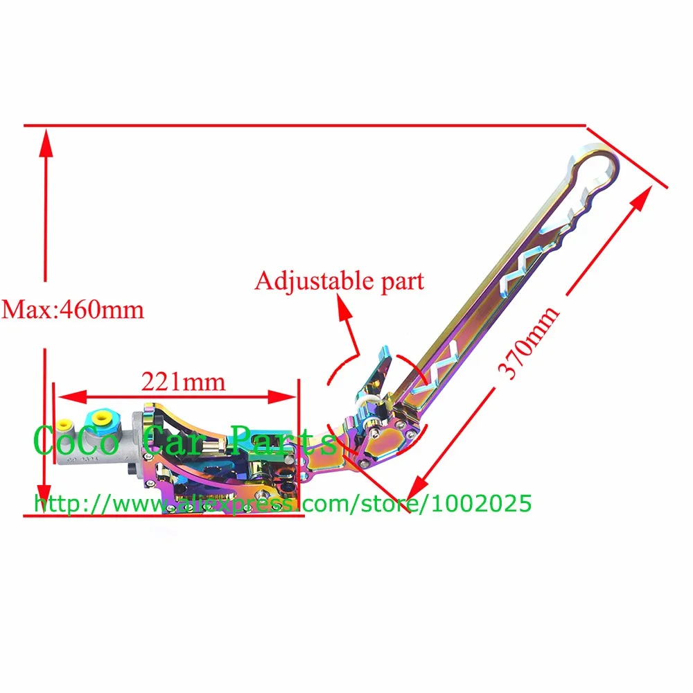 Универсальный дрифтинговый E Brake алюминиевый Железный раллийный гидравлический