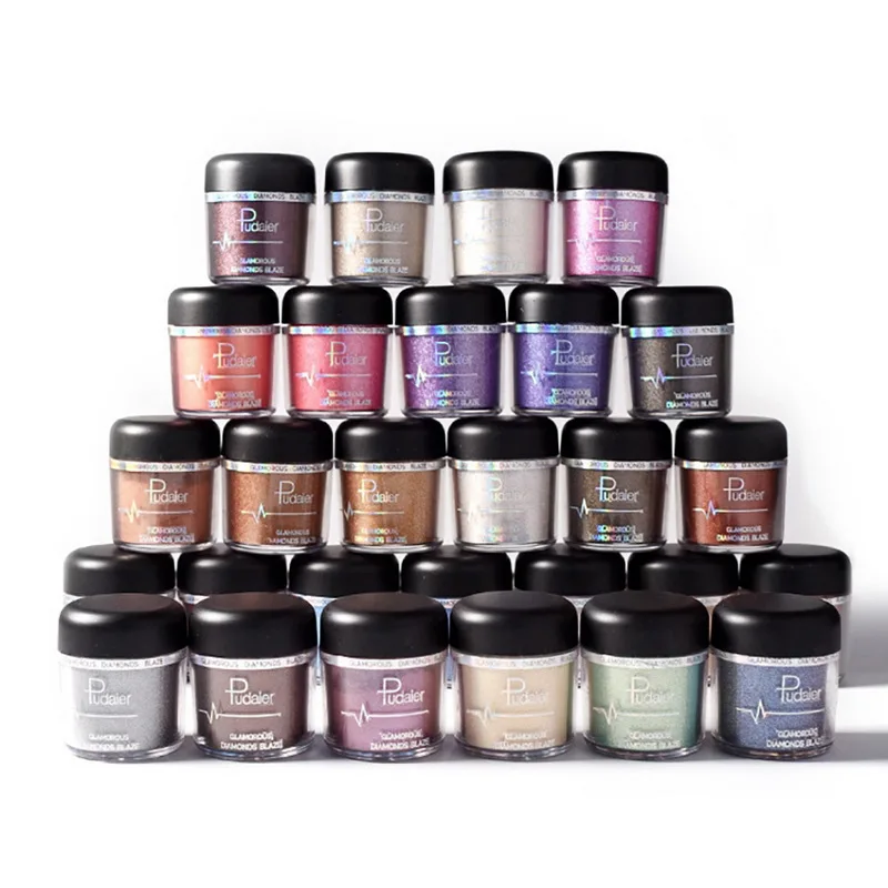 Pudaier новые глаза Косметика Водонепроницаемый Красота Тени для век порошок макияж