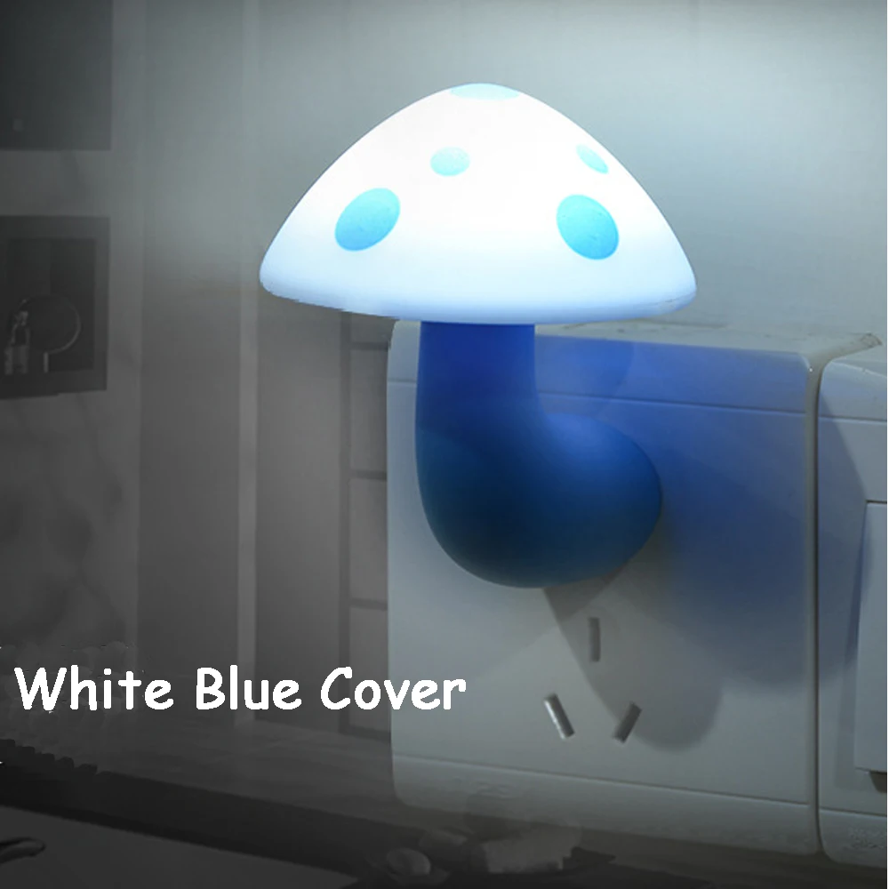 Mini Mushroom Baby Night light Automatic Sensor Light Control Lamp EU US Plug Child Kids Room Led | Лампы и освещение