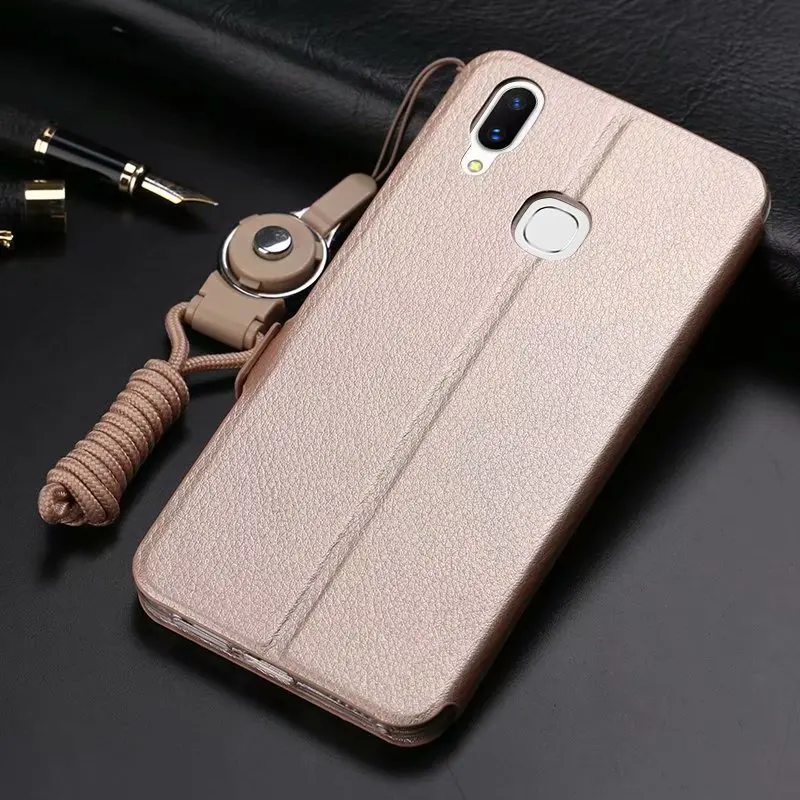 Симпатичный Кожаный чехол книжка с рисунком и подставкой для Meizu M6 Note 9 8 s M6S 16XS 16X