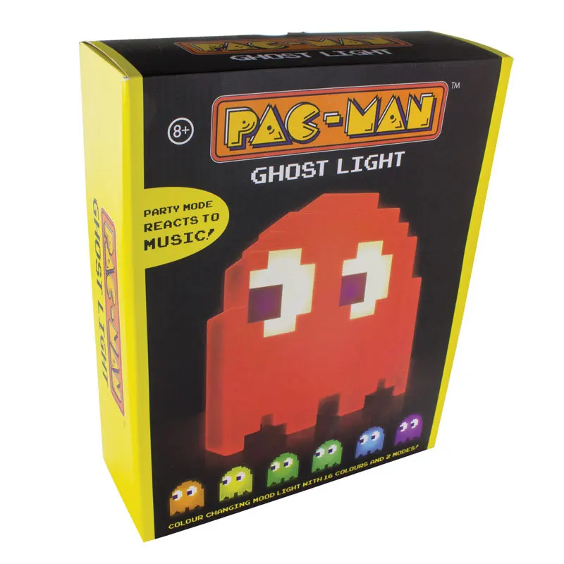 Цвет изменение мультфильм PAC MAN светильник светодиодный мини USB ночной Светильник