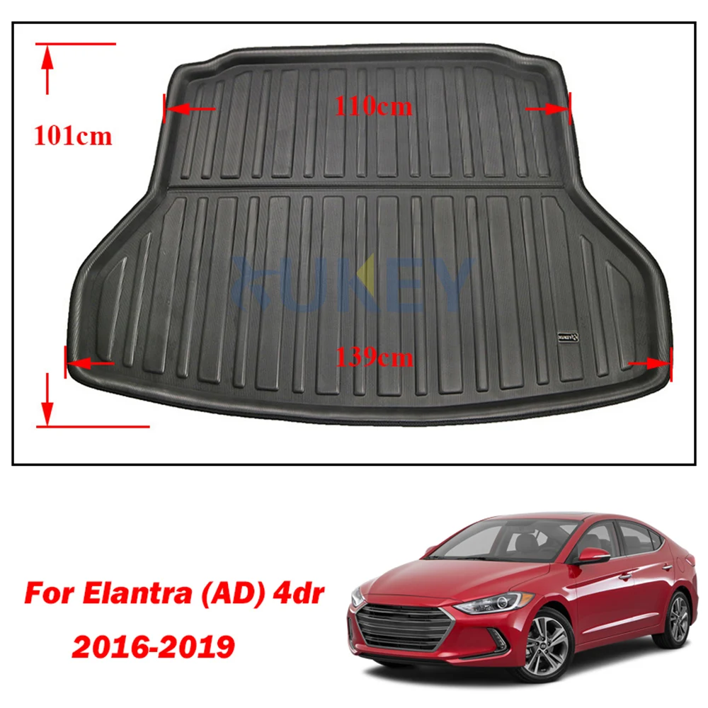 Чехол для багажника Hyundai Elantra Avante AD защитный коврик на заднюю панель 2016 2018 2019|liner| |