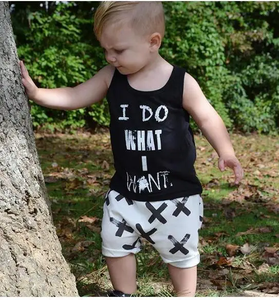 Комплект для маленьких девочек 5 компл./лот футболка без рукавов + штаны Детский