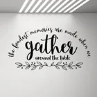 Кухня Blessing Bistro кафе кофе настенные наклейки для гостиной домашний Декор виниловые настенные художественные наклейки Цитата мотивация теплые слова G290