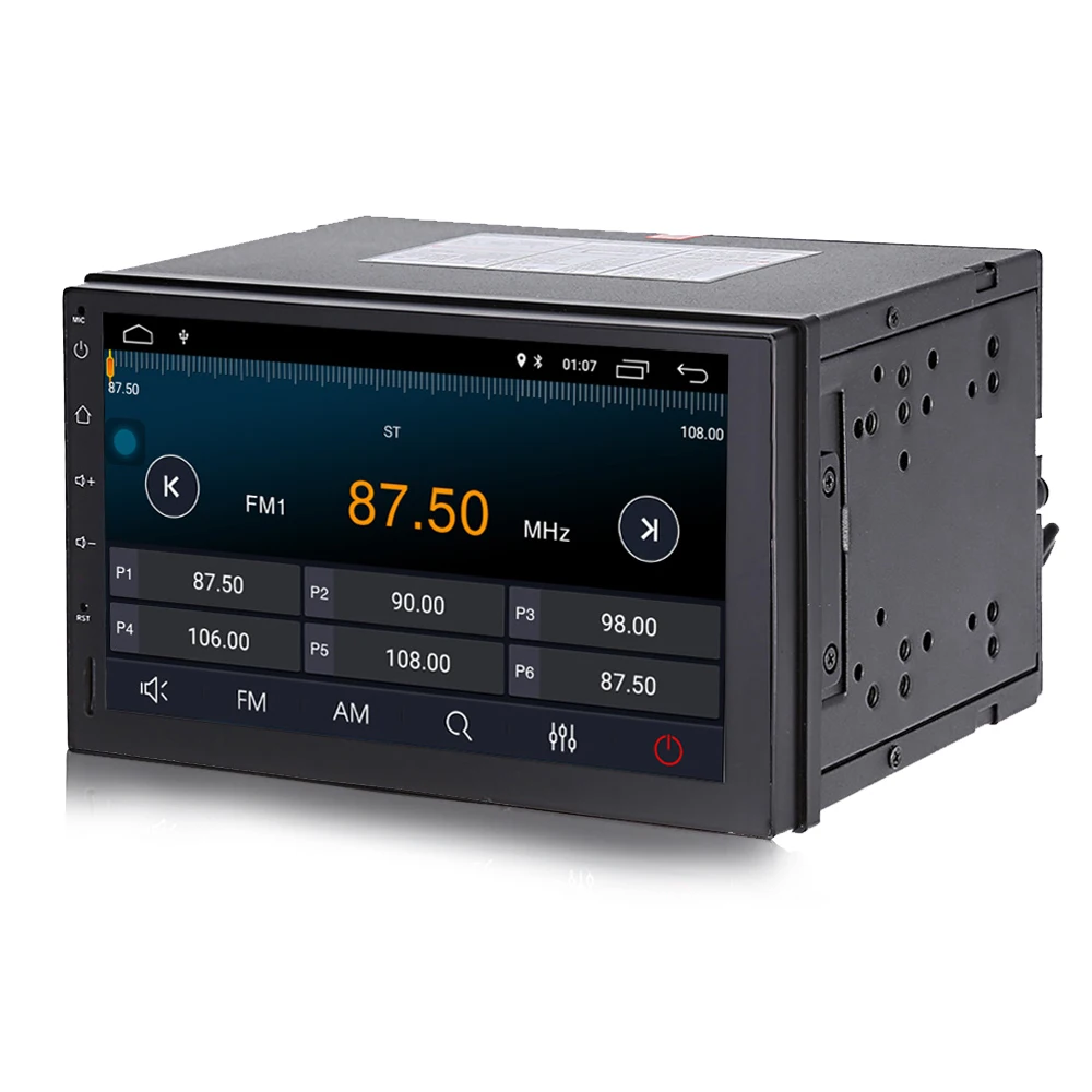 Lexxson 2din Android 7 1 автомобильный радиоплеер gps универсальный с Навигатором Bluetooth wifi