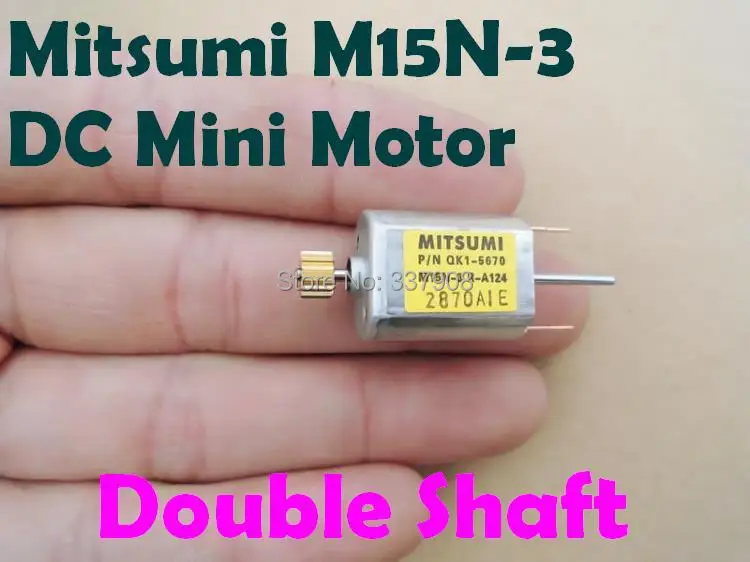 10 шт. микро двигатель постоянного тока с передачей и двойным валом для сканера