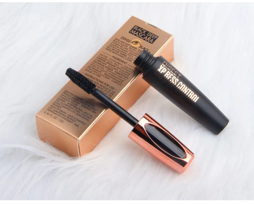 Изобилие Волшебная 4D шелковая FiberMascara кудрявая головка Щетка Тушь для ресниц Подкручивающая густая Удлиняющая быстрая/быстрая сушка натуральная увлажняющая тушь для ресниц