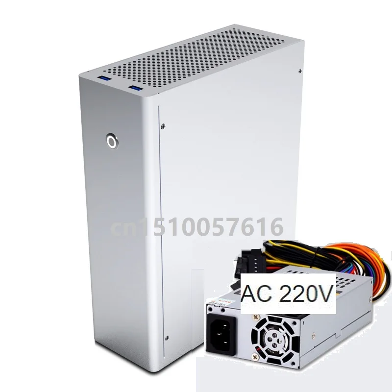 Алюминиевый Чехол для компьютера и блок питания 1U FSP250 ITX HTPC настольный корпус M1