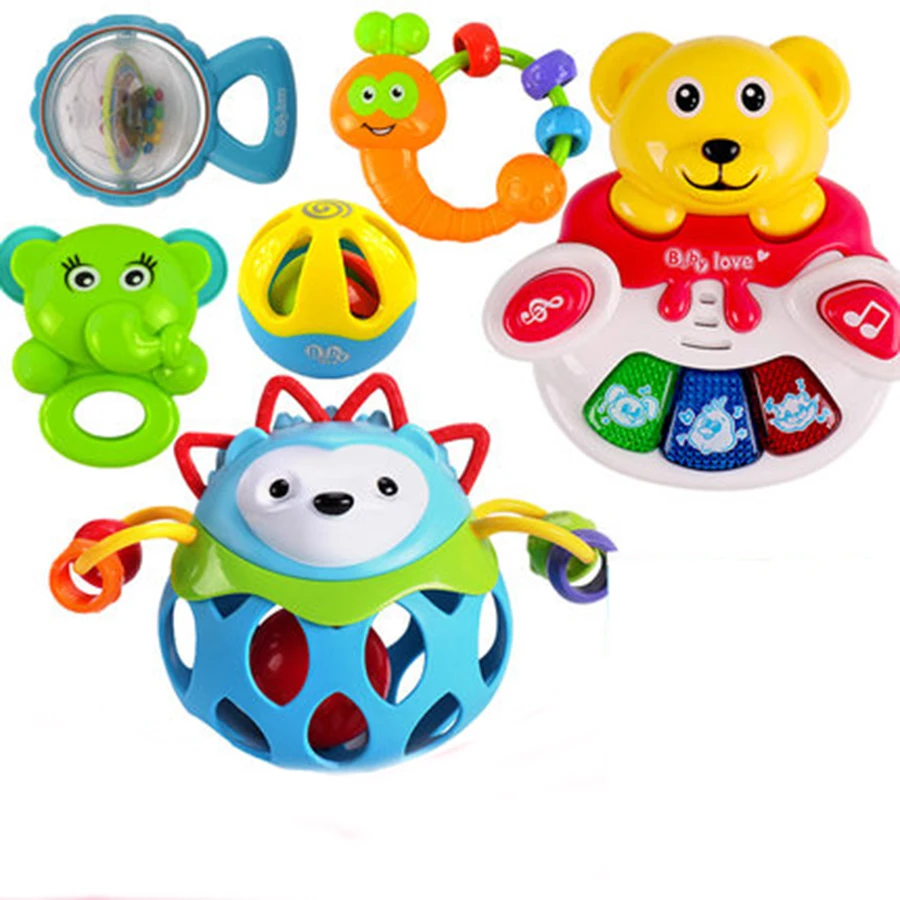 Детские Схватив Погремушки Музыкальные Игрушки Животных Коляска Для Кукол
