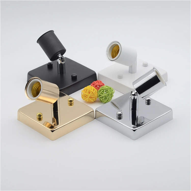 E27 держатель для ламп современный квадратный винтовой Потолочный/настенный