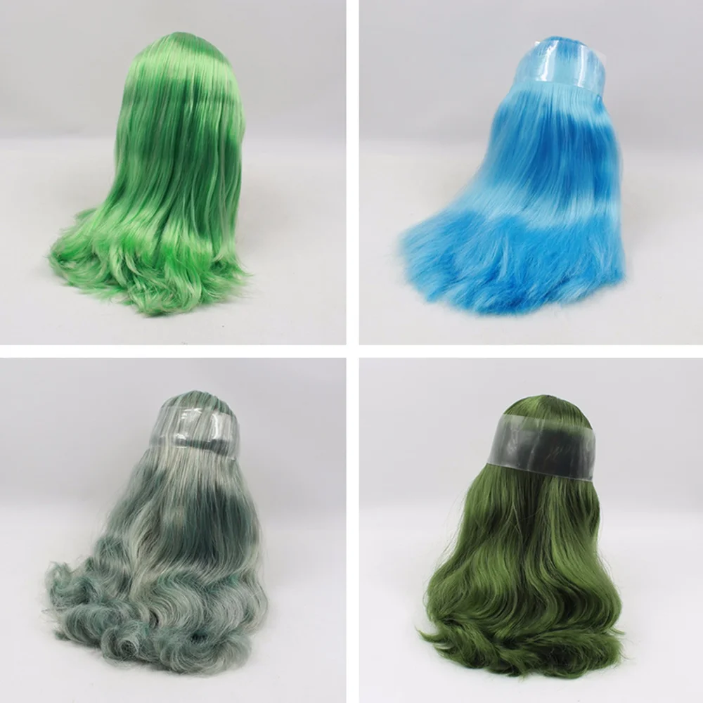 Кукла RBL Blyth парики из кожи головы включая жесткую эндоскопическую серию Green and