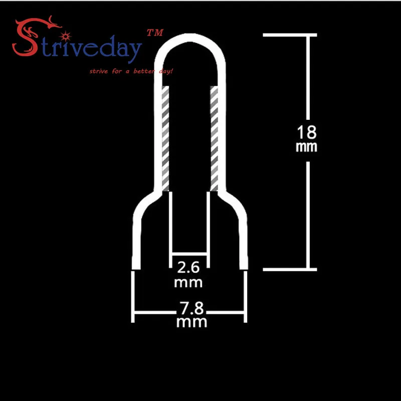 1000 шт./лот соединитель провода клеммы пустышки линия крышка алюминиевый CE1X
