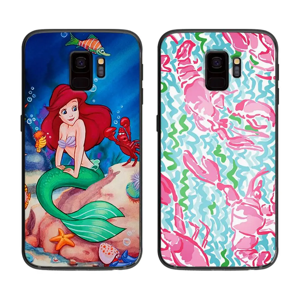 Мягкий чехол для телефона с чешуей русалки Samsung Galaxy S6 S7 S8 S9 S10e Plus Note 8 9 | Мобильные