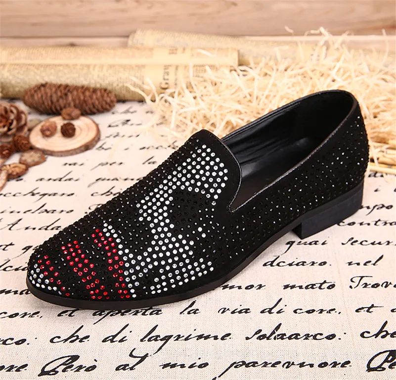 Choudory Кристалл Горного Хрусталя Мужская Обувь Класса Люкс Из Натуральной Кожи