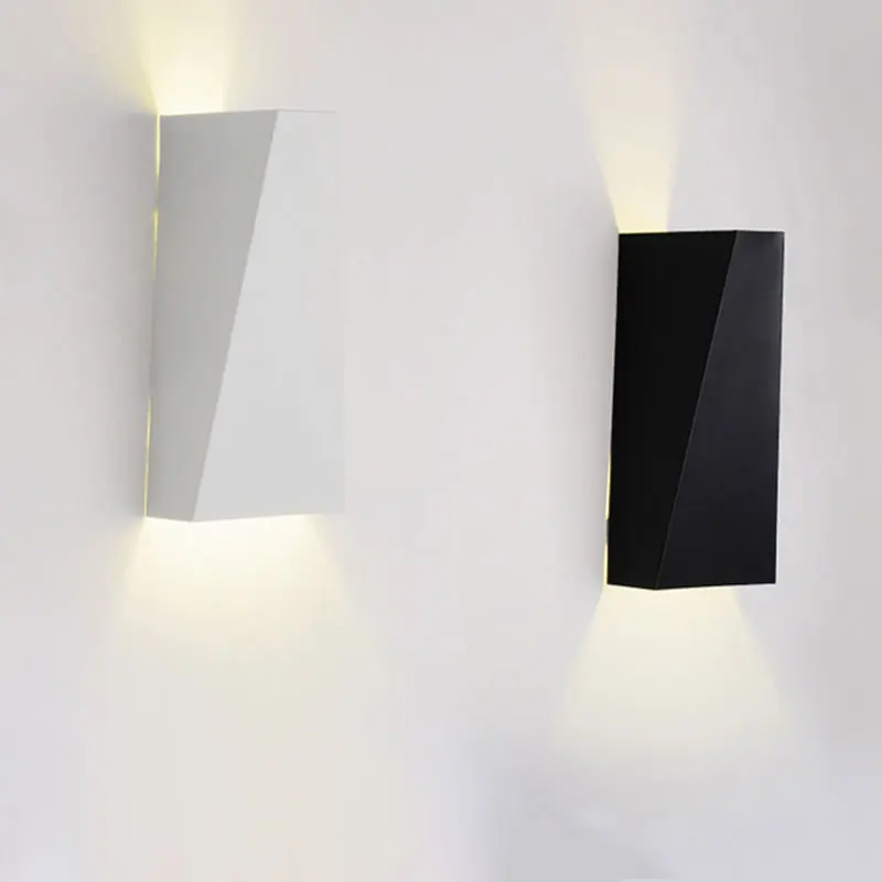 

Mordern Led Wall Light Dual-Head Geometry 10W Wall Lamp Sconces for Hall Bedroom corridor lamp restroom bathroom reading lamp