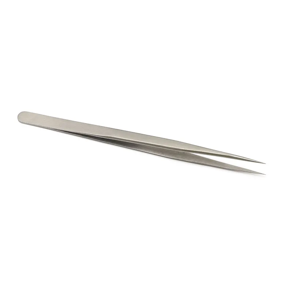 1 шт. Прямой пинцет из нержавеющей стали|tweezers forceps|straight tweezersstainless steel forceps |