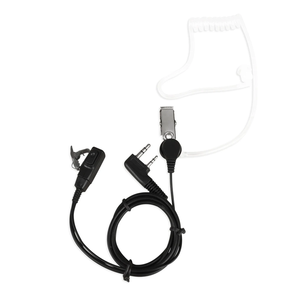 In Ear Speaker 2 Pin акустическая Трубная гарнитура PTT Mic Динамик для Baofeng Kenwood Radio|acoustic tube