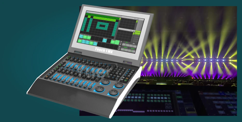 Высокое качество сенсорный 1 MX DMX консоль для сценического освещения светодиодный Par луч света DMX512 консоль DJ контроллер вечерние диско оборудование