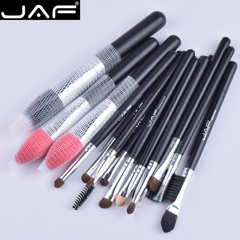 Набор кистей для макияжа из козьей шерсти и лошади 18 шт.|makeup brushes|artist makeup brushesgoat hair |