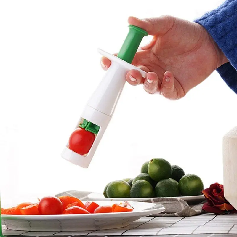 Креативный DIY Пластиковый прессованный нож для резки фруктов Veggie пищевой