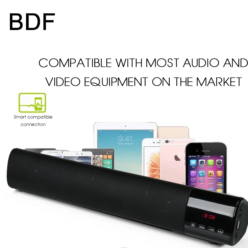 BDF B28S Sound Bar домашний Театр HIFI Портативный Mini Bluetooth Динамик Беспроводной стерео