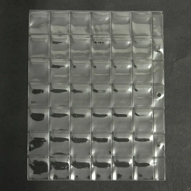 1 шт. пластиковый держатель для монет 42 кармана|Кошельки монет| |