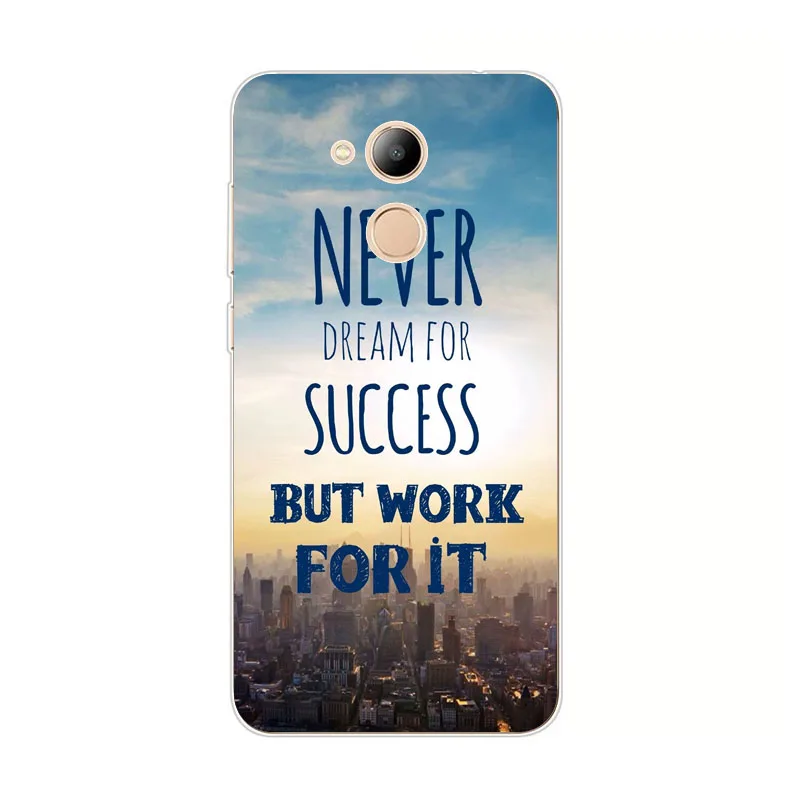 Huawei Honor 6C Pro Case кремния горный пейзаж живопись ТПУ Мягкая задняя крышка для V9