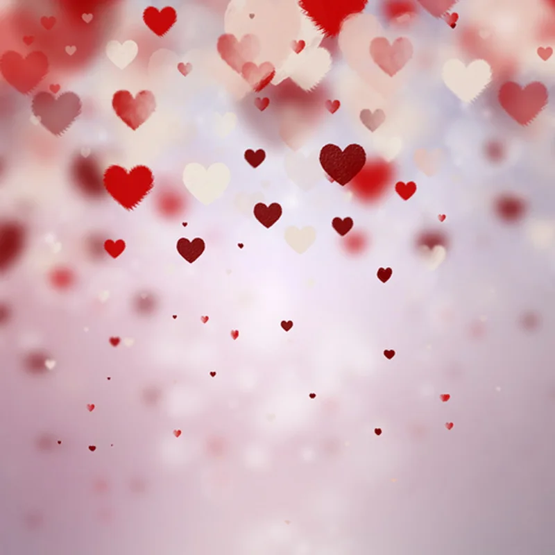 

Free shipping Custom Heart Valentine Backdrops Photography Studio Photo Backgrounds Love romantic Vinyl Backdrops wedding