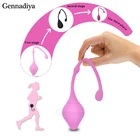 Медицинские силиконовые шарики, безопасные шарики Кегеля, для укрепления здоровья, водонепроницаемые шарики Бен Ва, игрушки для йоги, Женский массаж тела, 3 цвета