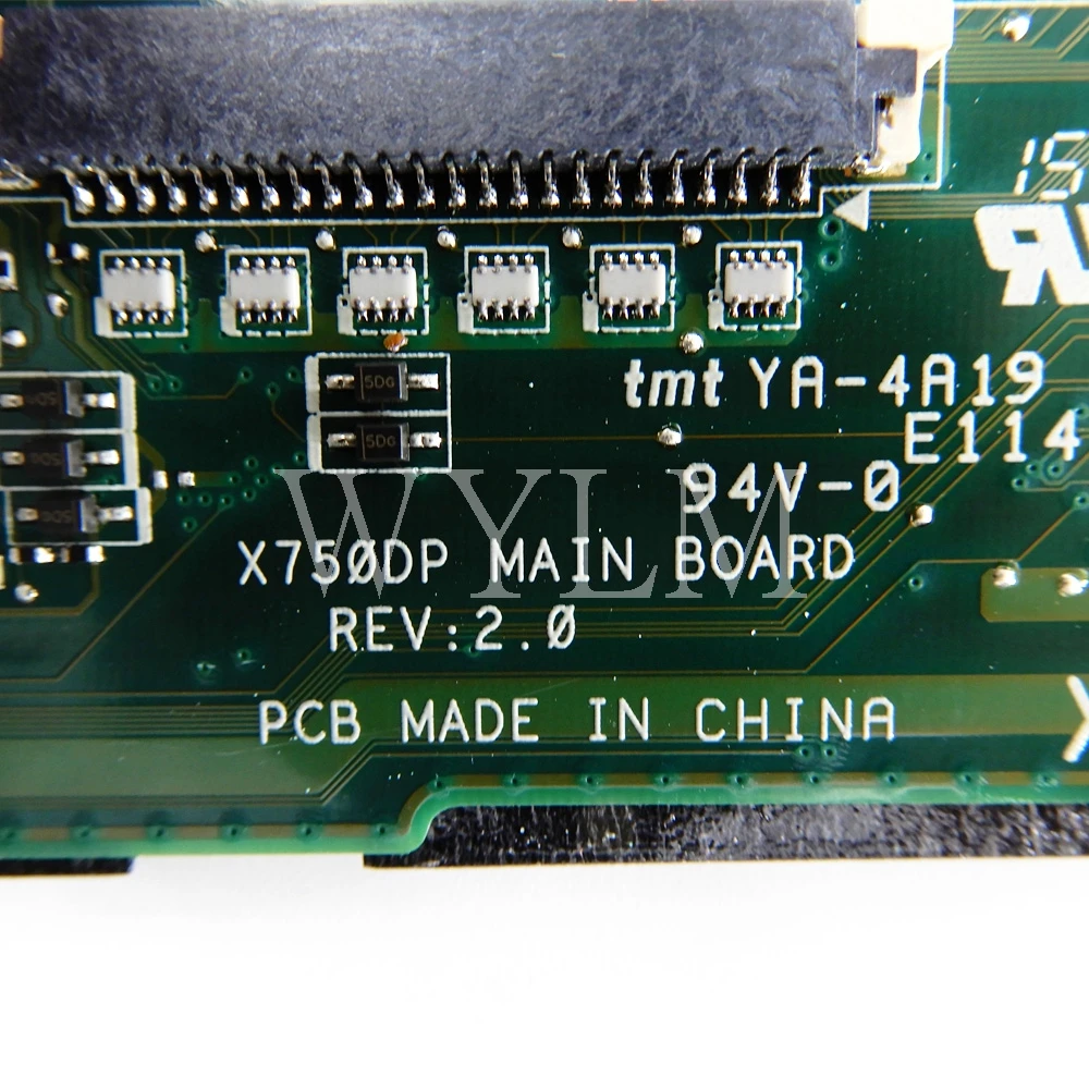 X550DP X750DP LVDS интерфейс плата для ASUS X750D X550D K550D K550DP Материнская ноутбука испытанная