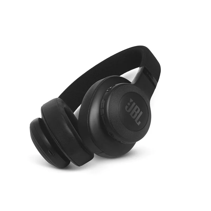 JBL E55BT Беспроводная повязка Bluetooth наушники с чистым басом стерео для мобильного телефона ПК наушники iPod гарнитуры - Цвет: Черный
