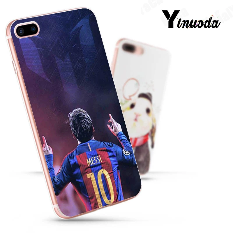 7 Yinuoda Lionel Messi Уникальный дизайн новейший модный чехол для телефона для iPhone 8 7 6 6S Plus X 10 5 5S SE XR XS MAX - Цвет: 7